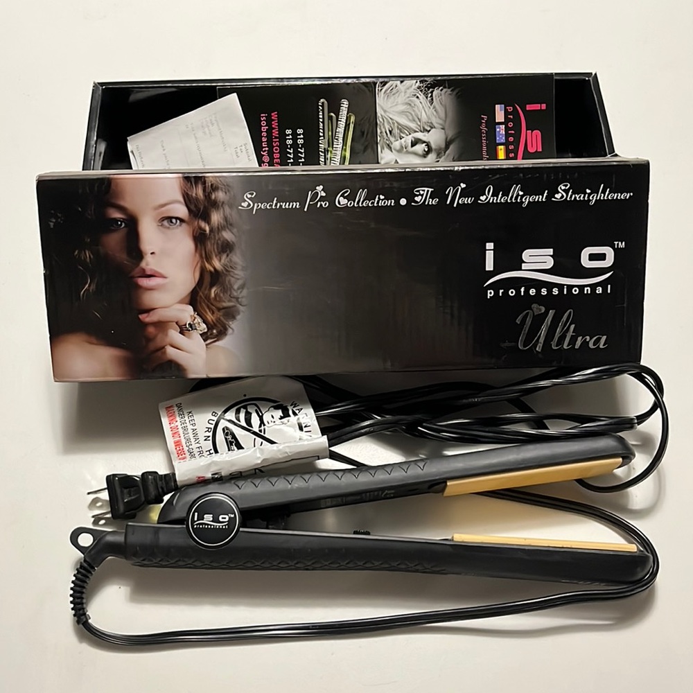 ISO Professional ceramic hair straightener